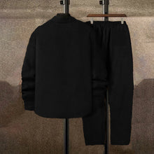 Load image into Gallery viewer, Men's corduroy Long sleeve shirt and pants casual suit