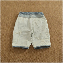 Load image into Gallery viewer, Ripped hole plankton handsome high street trend denim shorts men summer everything to do old washed pants five quarter pants
