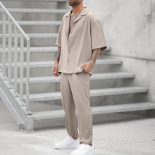 Lade das Bild in den Galerie-Viewer, Men's Casual 2PCS Pants Set