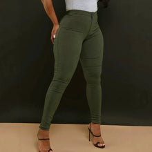 Lade das Bild in den Galerie-Viewer, Women's Casual High-Waisted Denim Skinny Jeans