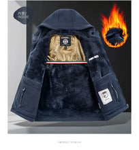 Load image into Gallery viewer, Winter New Fashionable Plush Thickened Warm Hooded Jacket