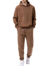 Load image into Gallery viewer, Men's Sports 2-piece Solid Color Casual Set