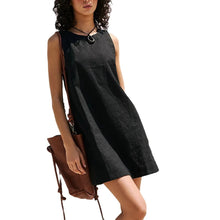 Load image into Gallery viewer, Elegant Solid Color Female Sleeveless Vest Dresses