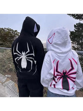 Lade das Bild in den Galerie-Viewer, Full Zip Up Spider Hoodie