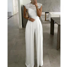 Load image into Gallery viewer, Solid Fashion Pants Loose Casual Lace Jumpsuit for Women