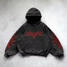 Load image into Gallery viewer, American Y2K New Hip Hop Trend Zipper Hoodie Women Street Casual Loose Joker Vintage Sweatshirt Unisex Fleece Padded Warm Hoodie