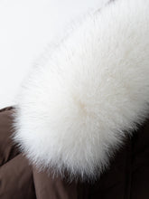 Load image into Gallery viewer, DUSHU Puff Down Jacket Long and Short Styles of Goose Down Jacket Women Fox Fur Collar 2025 Winter Outerwear Simple Commuting