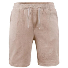 Lade das Bild in den Galerie-Viewer, New Men's Cotton Linen Shorts Fitness Streetwear S-4XL