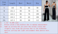 Load image into Gallery viewer, Women's Black White Jumpsuit Square Neck Contrast Trim Ideal for Evening Events Parties Elegant Styles