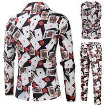 Load image into Gallery viewer, Men's Luxury Suit 3 Piece Paisley Formal Suits