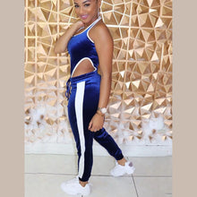 Load image into Gallery viewer, Sleeveless Cut Out Bodysuit & High Waist Stretchy Pants