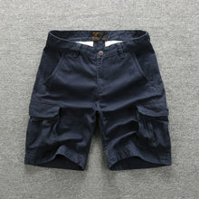 Load image into Gallery viewer, Retro Camouflage Multi-Pocket Cargo Shorts