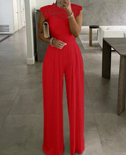 Load image into Gallery viewer, Solid Fashion Pants Loose Casual Lace Jumpsuit for Women