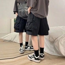 Load image into Gallery viewer, Women High Waist Cargo Shorts
