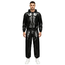 Load image into Gallery viewer, Mens Hooded Windbreaker Jogging Track Suit