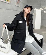 Load image into Gallery viewer, Parka Down Cotton Loose Hooded Long Coat