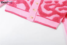 Lade das Bild in den Galerie-Viewer, Weird Puss y2k Sweet Cardigan Sweater