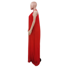 Load image into Gallery viewer, High Neck Sleeveless Wide Leg Jumpsuit