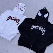 Lade das Bild in den Galerie-Viewer, Full Zip Up Spider Hoodie