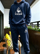 Load image into Gallery viewer, Men's Two-Piece Sweatshirt and Drawstring Casual suit