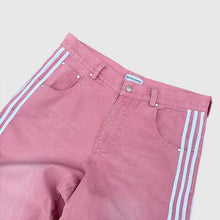 Lade das Bild in den Galerie-Viewer, Y2K Harajuku striped embroidery texture casual jeans for men and women retro hip-hop street loose high-waisted wide-leg pants