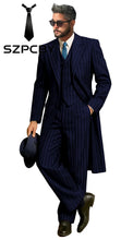 Load image into Gallery viewer, 3 Piece Stripe Business Leisure Formal Suit