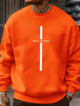 Lade das Bild in den Galerie-Viewer, Way Maker Line Simple Printed Sweatshirt