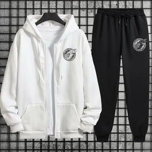 Load image into Gallery viewer, Mens Casual 2 Pieces Zipper Hoodie with Pants
