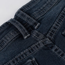 Load image into Gallery viewer, Slim-Fitting Frayed Hem Denim Shorts