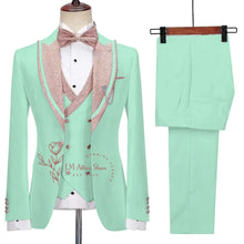 Load image into Gallery viewer, 3-Piece Jacket Vest Pants Suit