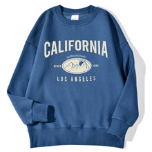 Load image into Gallery viewer, New York California Malibu Letter Sweatshirts Winter Women Casual Loose Hoodie Fleece Warm Crewneck Pullover Comfortable Clothes