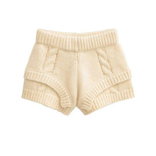 Load image into Gallery viewer, Womens Knitted Shorts Thick Drawstring Elastic Waist Soft Breathable High Waist Female Versatile Y2k Casual Knitting Mini Shorts