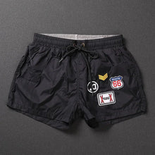 Load image into Gallery viewer, Mens Swim Trunks Nylon Embroidered Holiday Beach Shorts Summer Water Proof Daily Sport Gym Fitness Casual Shorts Men'S Clothing