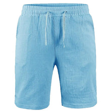Lade das Bild in den Galerie-Viewer, New Men's Cotton Linen Shorts Fitness Streetwear S-4XL