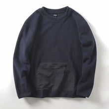 Load image into Gallery viewer, Men's Casual Versatile Pullover Top Self Heating Zipper Pocket Sweatshirt