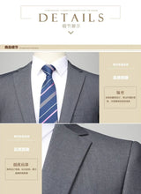 Load image into Gallery viewer, Suit (Blazer+Pants) Men's Fashion Business Outdoor Gentleman Trend Solid Color Casual Slim-fit Wedding Host Gentleman Suit S-6XL