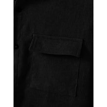 Load image into Gallery viewer, Men's corduroy Long sleeve shirt and pants casual suit