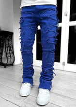 Load image into Gallery viewer, American Stretch Patch Denim Straight-Leg Pants
