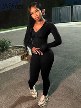 Lade das Bild in den Galerie-Viewer, Nibber Sporty Casual 2 Piece Set Women Tracksuit