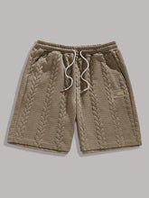Load image into Gallery viewer, Men's White Drawstring Casual Shorts Summer Loose Breathable 5 Inch Shorts