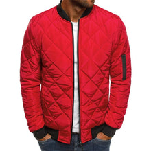 Cargar imagen en el visor de la galería, Chaquetas de malla con cuello de béisbol para hombre