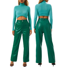 Lade das Bild in den Galerie-Viewer, Faux Leather Pu Pants