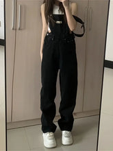Load image into Gallery viewer, Ulzzang High Street Ins Letter Loose Retro Overalls Chic Girls