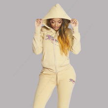 Load image into Gallery viewer, Women's Track Suit Aesthetic Hoodies Sweatshirts Sweatpants 2 Piece Set Zipper Cardigan High quality Sportwear Woman Pants Sets