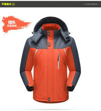 Lade das Bild in den Galerie-Viewer, Men's Fleece-lined Thickened Cotton Coat Reflective Winter Outdoor Jacket Warm Men's Jacket For Climbing Casual Scene