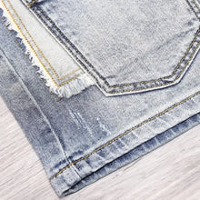 Cargar imagen en el visor de la galería, Patchwork Loose Straight Casual Denim Shorts