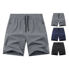Load image into Gallery viewer, Men Beach Shorts Elastic Drawstring Waist Quick-Drying Casual Short Pants with Reinforced Pockets Street Quick-drying Shorts