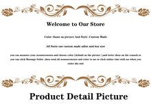 Load image into Gallery viewer, Men's Pinstripe 3 Piece Classic Slim Fit Suits