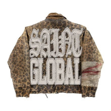 Load image into Gallery viewer, Vintage Distressed Leopard Print Jacket