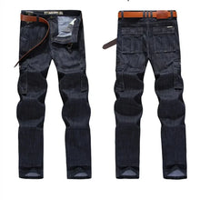 Charger l'image dans la galerie, Cargo Jeans Men Big Size 29-40 42 Casual Military Multi-pocket Jeans Male Clothes 2020 New High Quality